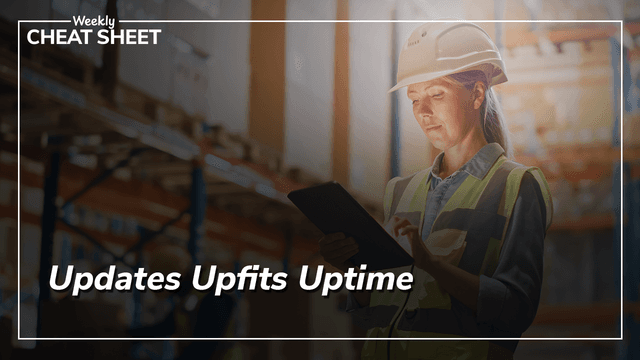 Updates, Upfits, Uptime